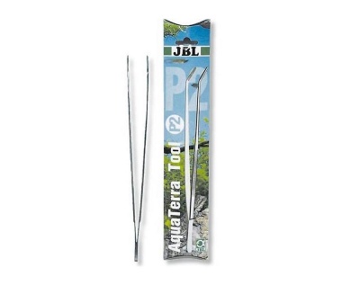 JBL AquaTerra Tool P2 - Пинцет с загнутыми концами из нержавеющей стали, 30 см.