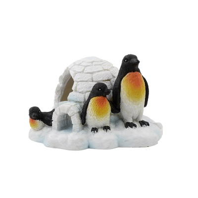 картинка Декорация "Семейство пингвинов" 10.5*8.5*6.5см (MJA-088) от компании Аксолотль